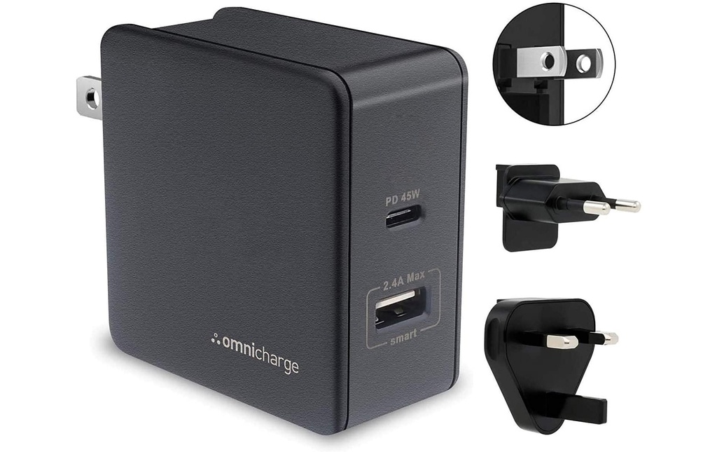 omnicharge Chargeur mural USB 45W USB-C