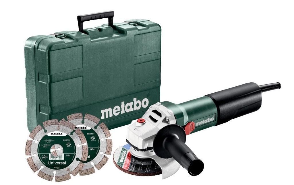 Metabo Meuleuse d’angle WQ 1100-125 Set