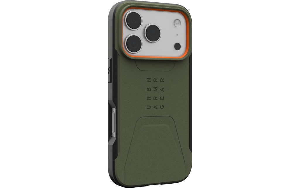 UAG Coque arrière Civilian MS Pro iPhone 17 Pro Olive/Pop