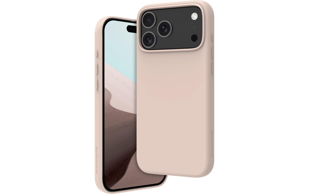 dbramante1928 Coque arrière Roskilde MS ICON iPhone 17 Pro Max Pink Sand
