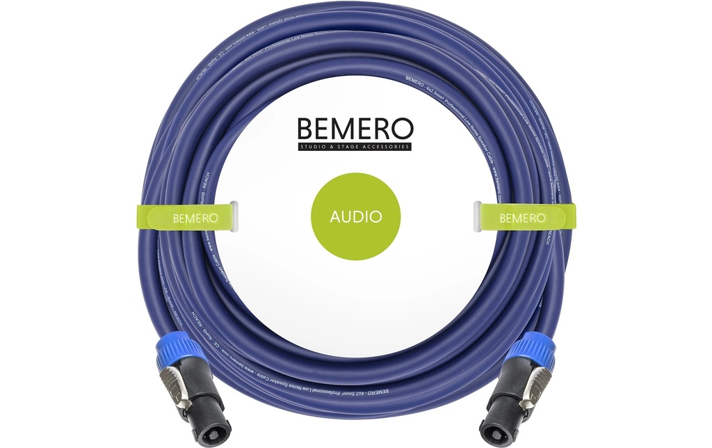 Bemero Câble de haut-parleurs SpeakON – SpeakON 4 x 2.5 mm² 20 m