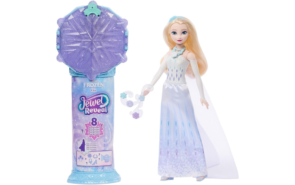 Disney Frozen Poupée Le bijou de la reine des glaces Reveal Elsa