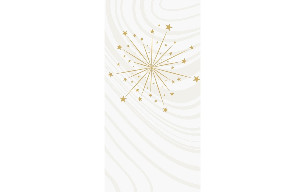 Duni Serviettes de table Bio DSF 1/8, Sparkly White, 40 x 40 cm, 60 pièces