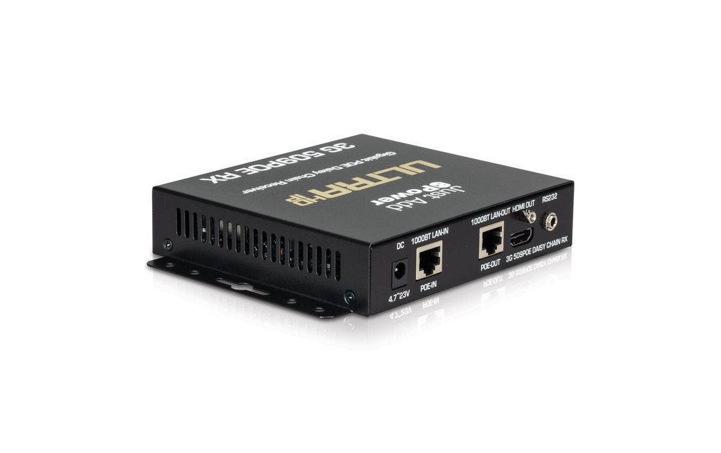 JUSTADDPOWER Récepteur IP VBS-HDIP-509POE HDMI, PoE, Daisy-Chain, 4K