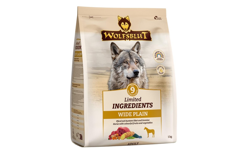 Wolfsblut Alimentation sèche Adult Wide Plain 1 kg