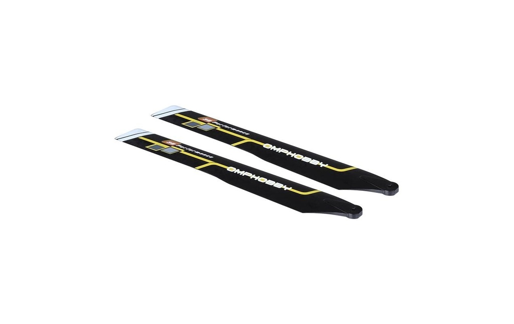 OMPHobby Pales de rotor principal Jaune M2 - Evo
