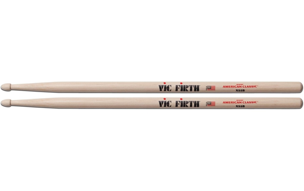 Vic Firth Baguettes de batterie X55B – 1 Paire/s