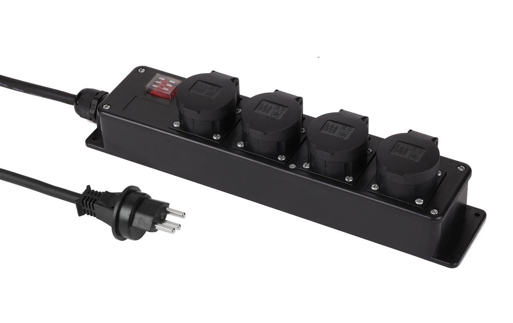 Schönenberger Barrette de connecteurs industrielle Plastique 4 x T23 IP55