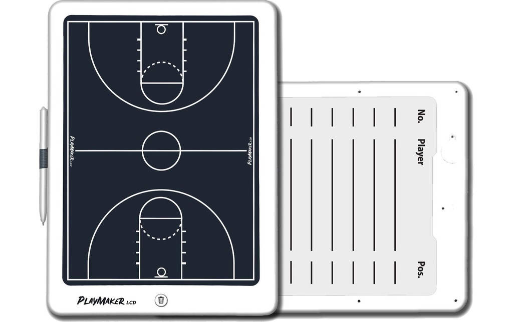 Playmaker LCD Scheda tattica Basket-ball Blanc
