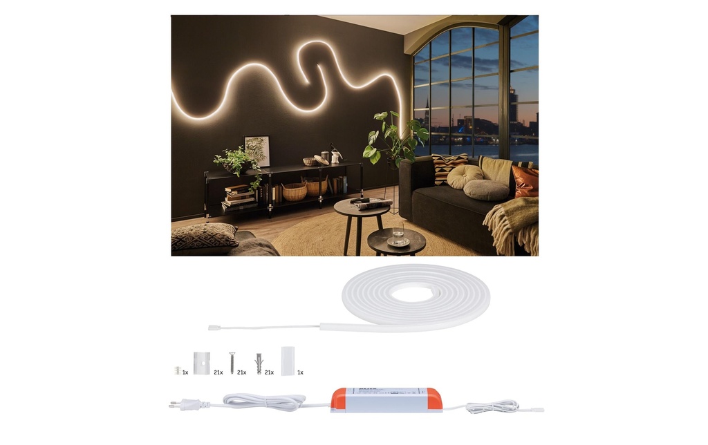 Paulmann Ruban à LED MaxLED Flow 2700 K, 5 m Ensemble de base