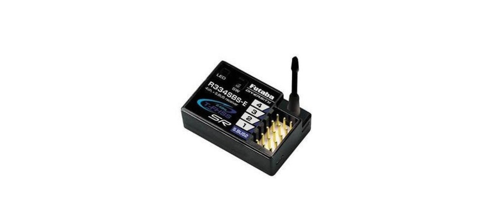 Futaba Récepteur R334SBS-E 4 canaux, 2.4 GHz, T-FHSS