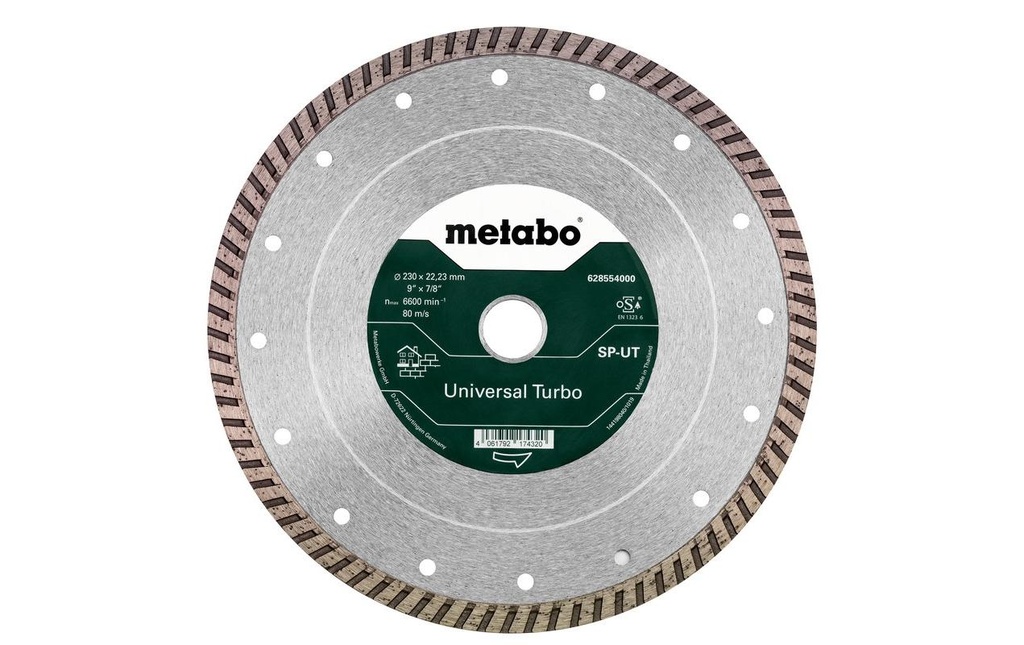 Metabo Disque à trancher SP-UT Universal Turbo Diamant 230 mm