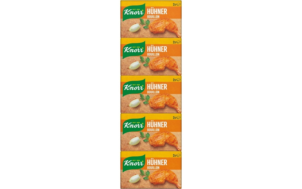 Knorr Barre de bouillon de poule 5 x 2 cubes