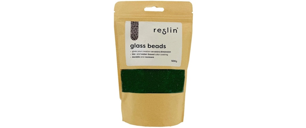 Reslin Perles de verre 500 g Vert
