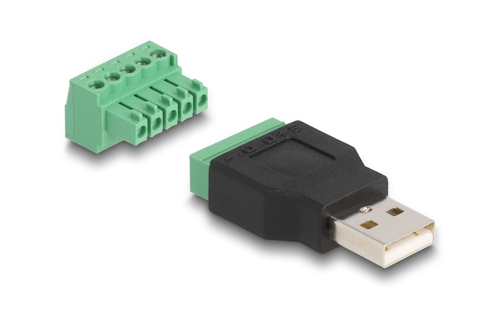 Delock Adaptateur USB 2.0 Connecteur USB A - Bloc de terminaison
