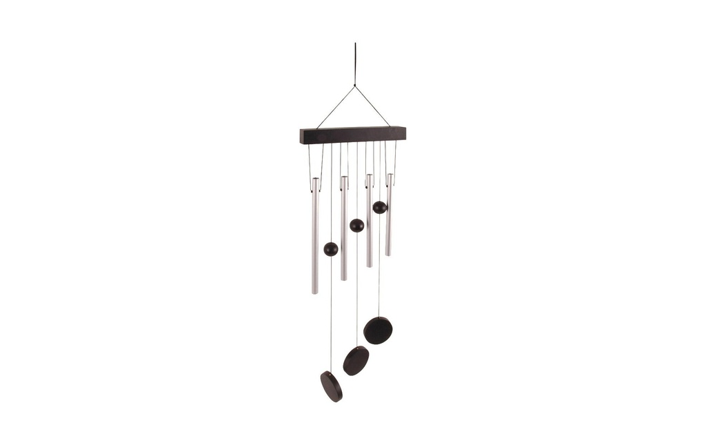 Esschert Design Carillon à vent avec 4 tubes en aluminium