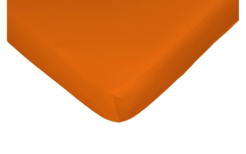 Night Fashion Drap-housse Jerry 140-160 x 200 cm, Orange