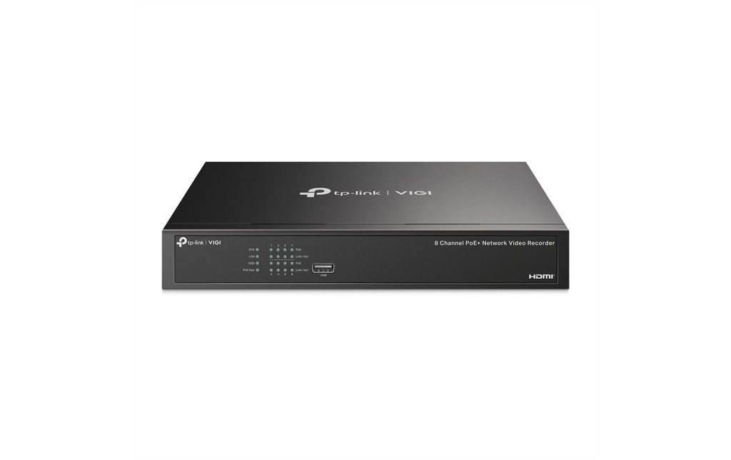 TP-Link Enregistreur réseau VIGI NVR1008H-8MP 0 TB, 8 Canal