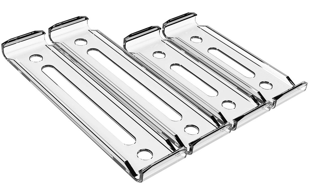 X-Click Porte-numéro sans cadre transparent, 30 x 8 cm/50 x 11 cm
