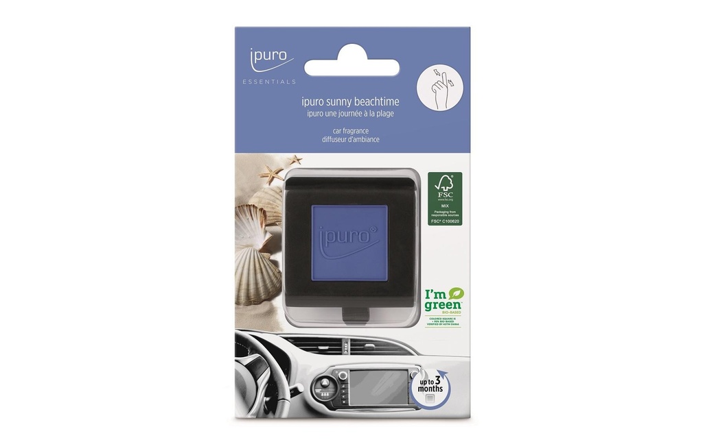 ipuro Désodorisant pour voiture Sunny Beachtime