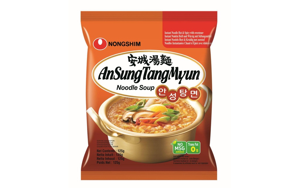 Nongshim Soupe aux nouilles AnSungTangMyun 125 g