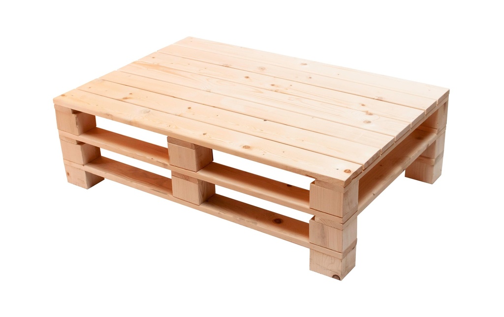 COCON Table à palettes Nature, 120 x 50 x 80