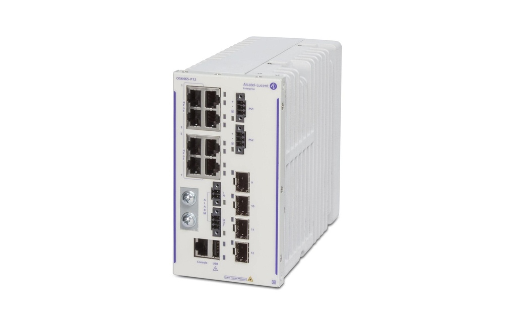 Alcatel-Lucent PoE+ Switch OmniSwitch OS6465-P12 12 ports