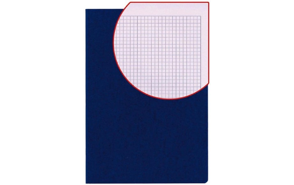 office focus Cahier d'école A4 quadrillé 40 feuilles, bleu, 10 pièces