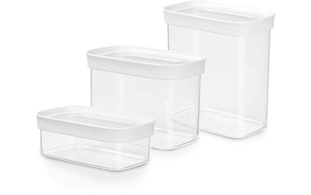 Emsa Boîte à provisions Optima 3 pièces, 3.05 l, Transparent