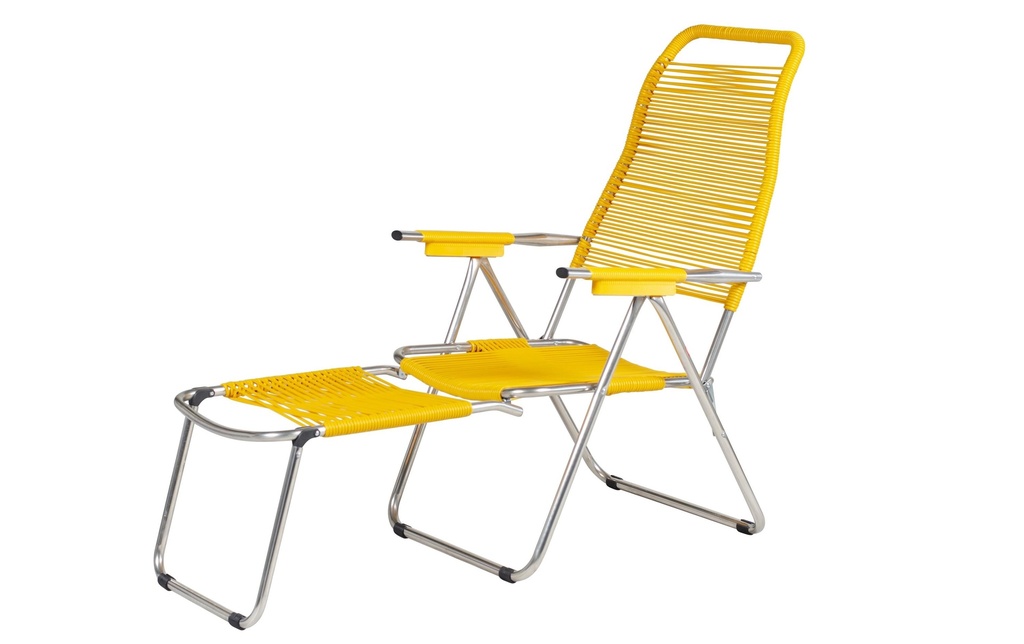 FIAM Fauteuil de relaxation Des spaghettis, Jaune