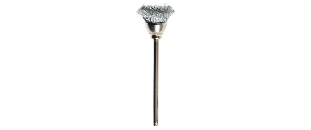 Proxxon Brosse à polir 13 mm acier inoxydable, pot, 2 parties