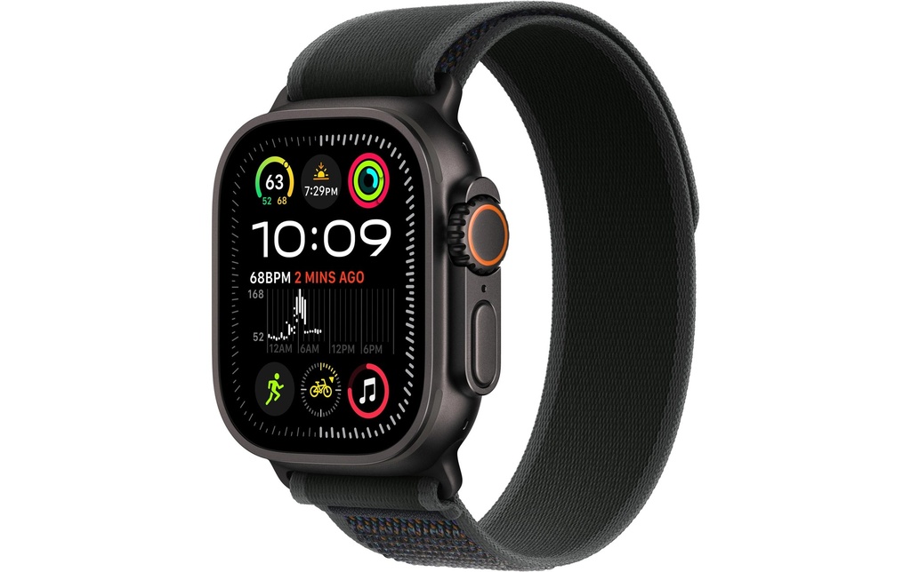Apple Watch Ultra 2 Black Titanium Trail Loop Noir M/L