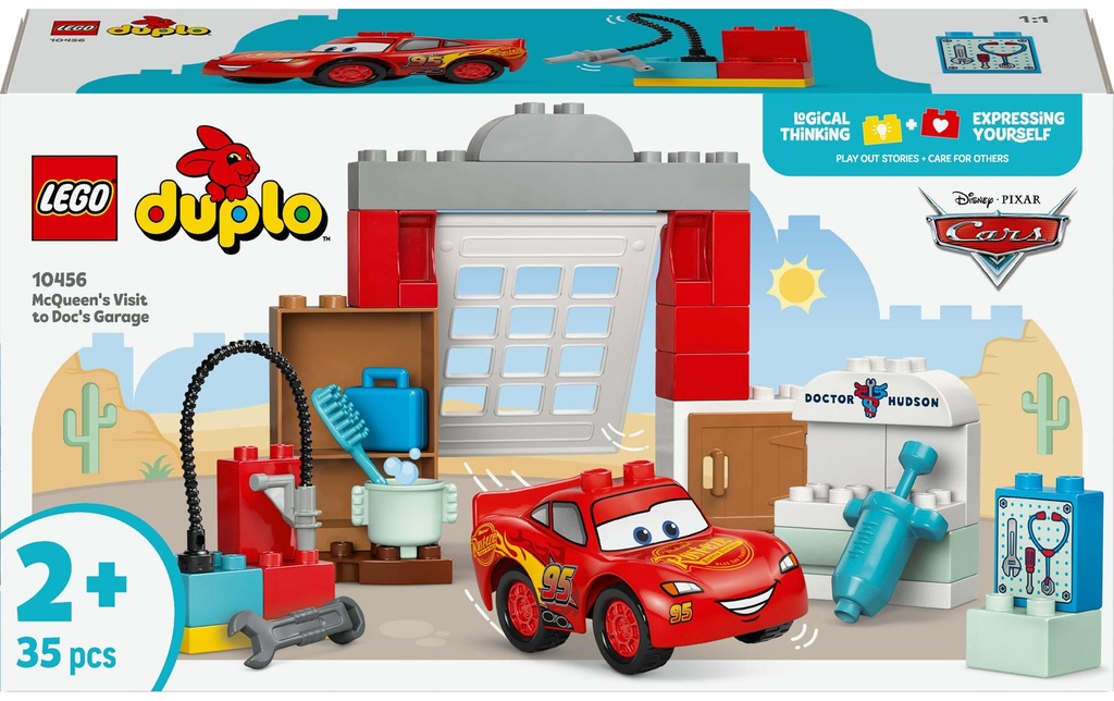 LEGO® DUPLO® La visite de McQueen à l'atelier de Doc 10456