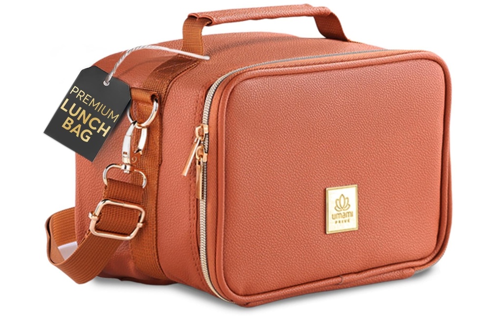 Umami Boîte casse-croûte Thermocase Marron élégant Premium