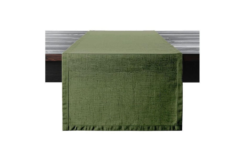 PROFLAX Chemin de table Toile 50 x 150 cm, Olive