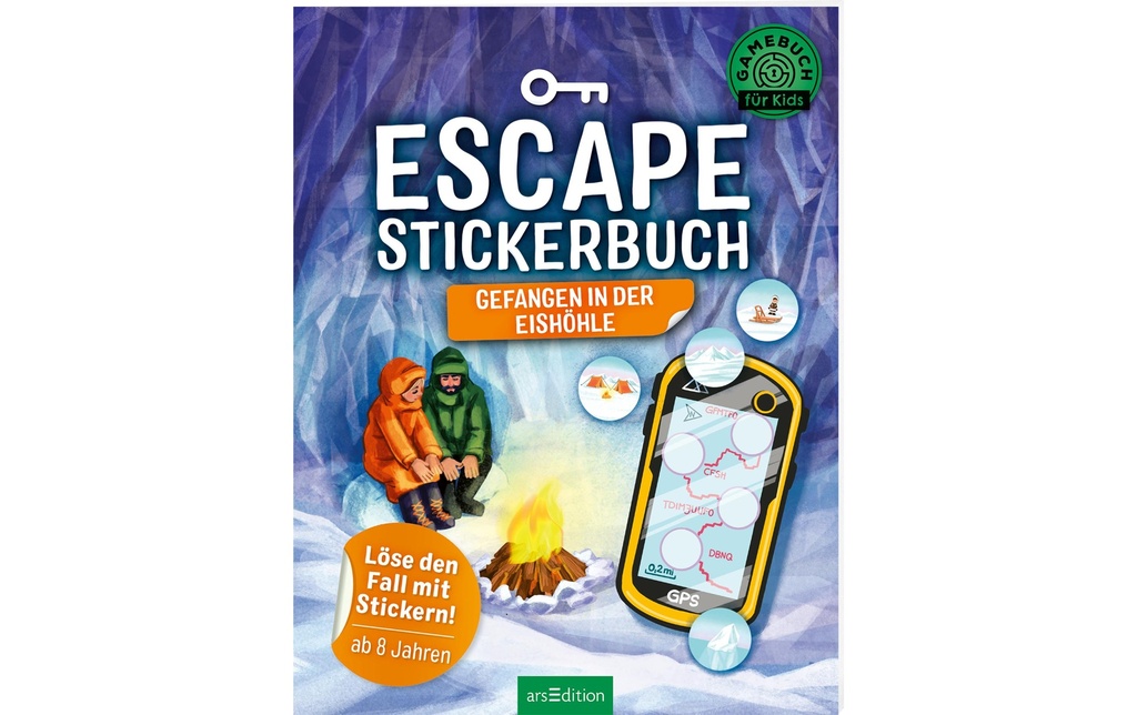 Buchzentrum Escape-Stickerbuch: Gefangen in der Eishöhle 32 pages