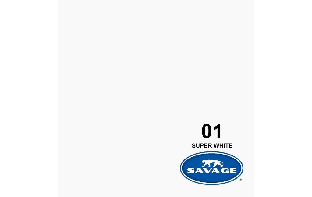Savage Fond Papier 2.72 x 11 m Super White