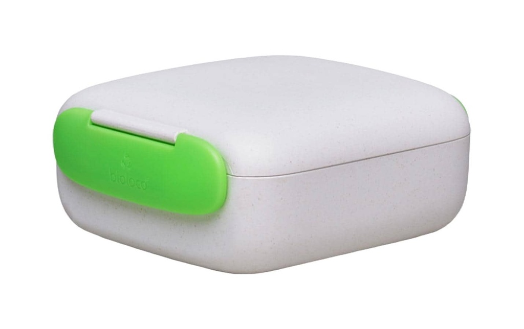 BioLoco Boîte casse-croûte Mini square bodacious Vert