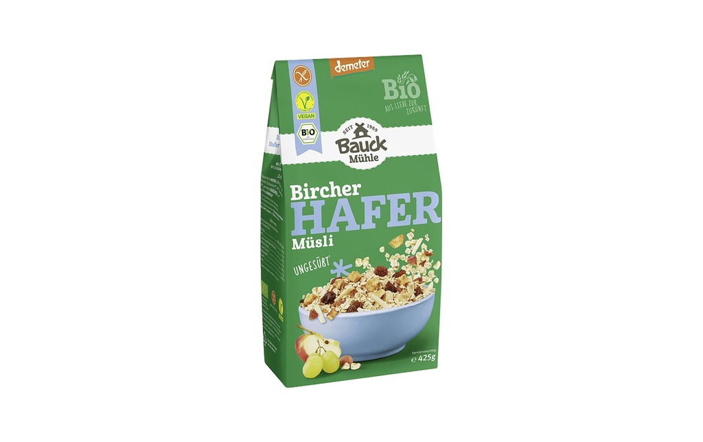 Bauck Mühle Bircher – avoine – Muesli 425 g