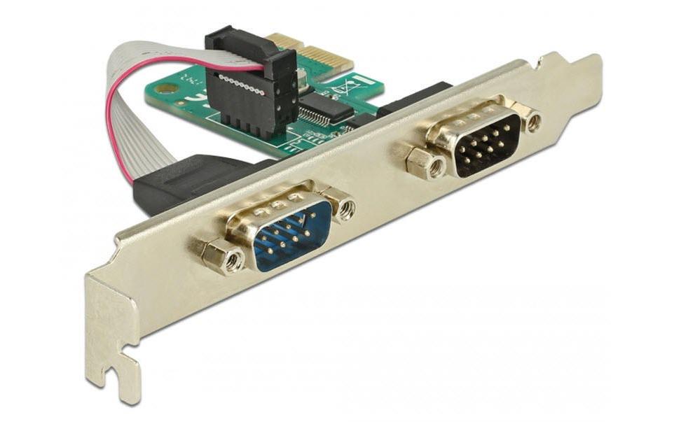 Delock Carte PCI Express 89918 1x série / RS232