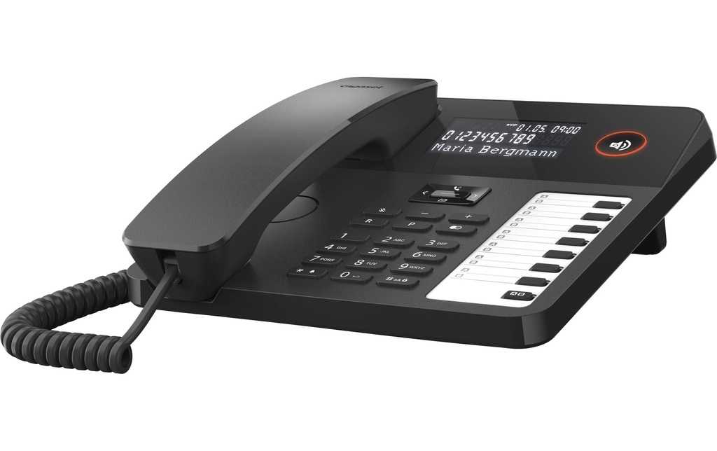 Gigaset Téléphone de bureau DESK 600 Noir