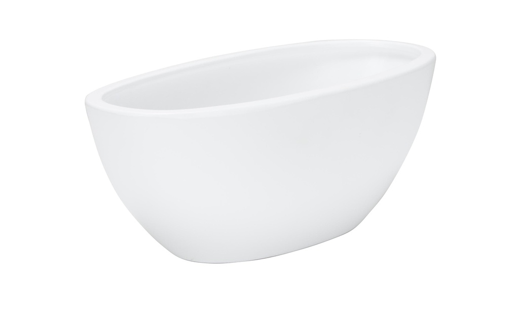 scheurich Pot de plante Ovale Ø 30 cm, Blanc