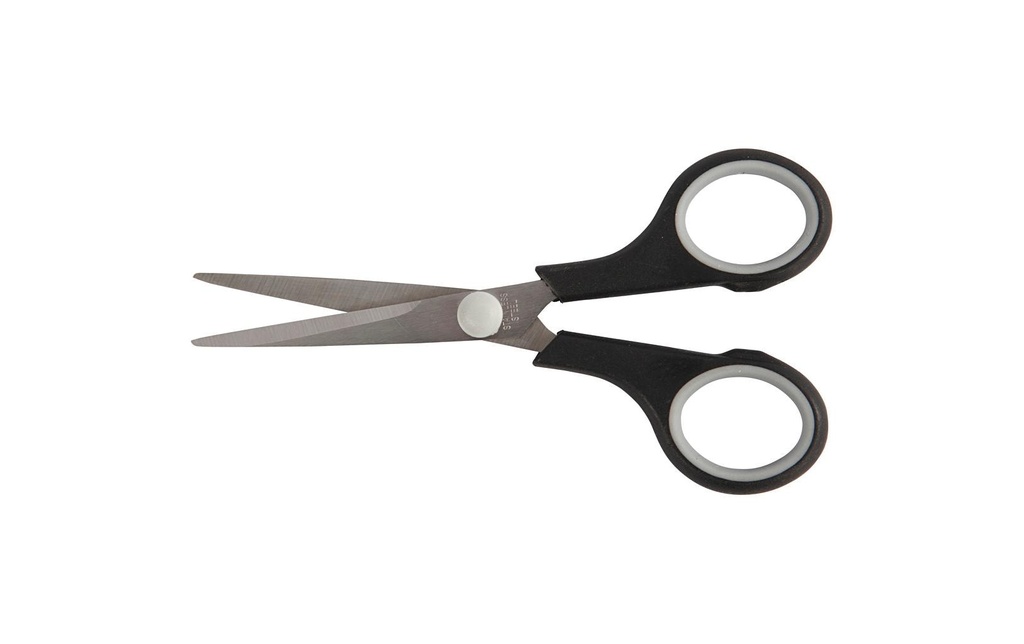 Creativ Company Ciseaux pour enfants Poignée souple 14 cm, Acier inoxydable, Universel