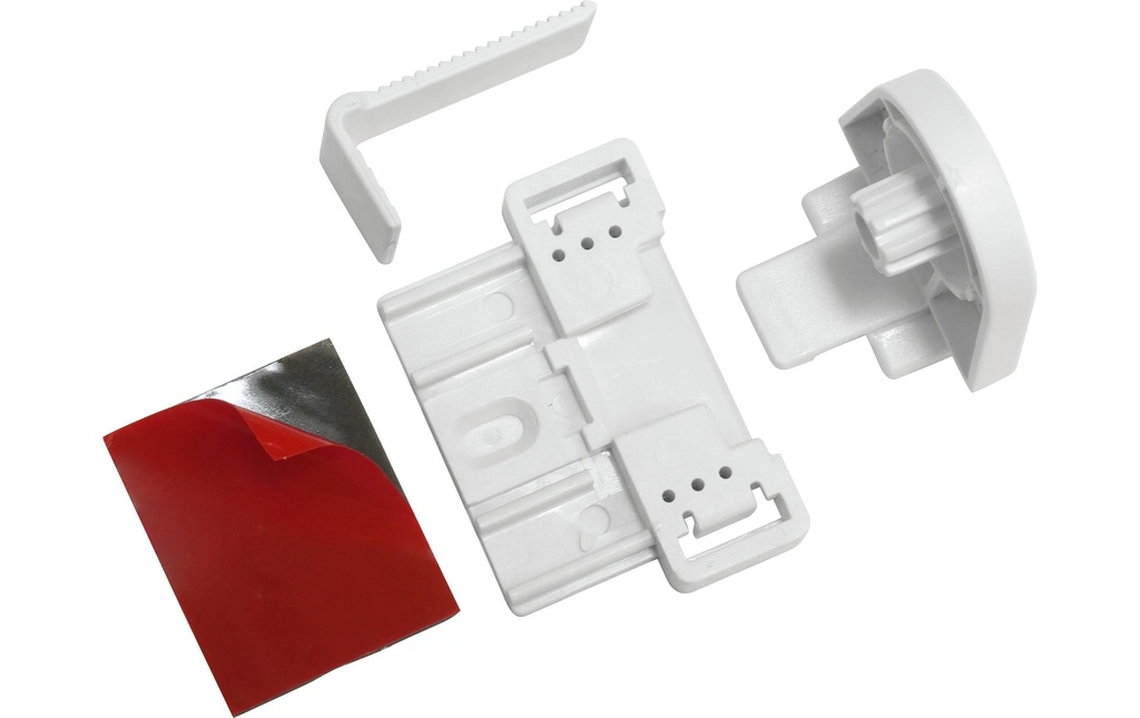 Gardinia Kit de collage et de serrage Easyfix Blanc