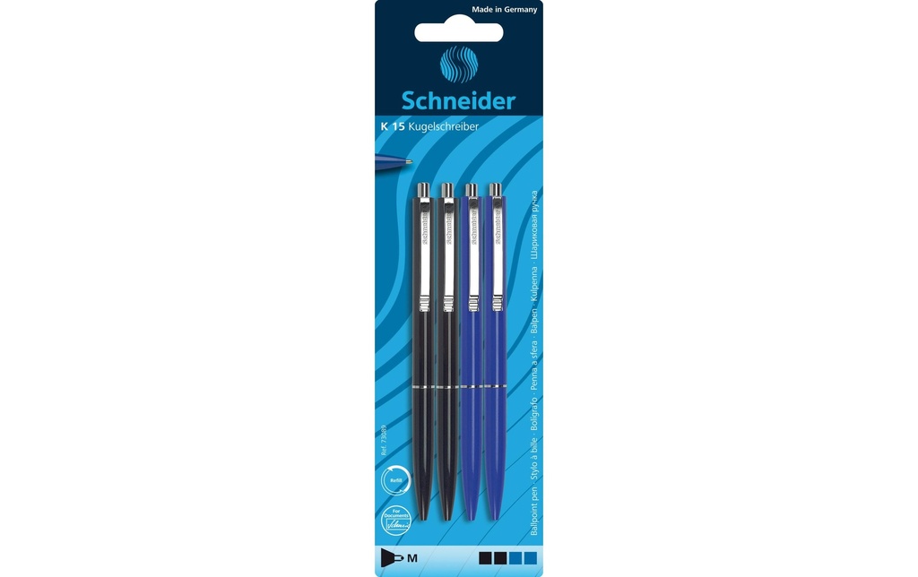 Schneider Stylo bille K15 Lot de 4