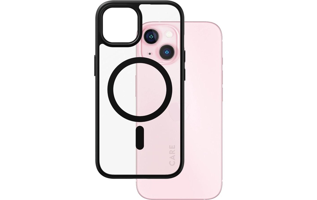 CARE Coque arrière Flagship iPhone 15 Noir