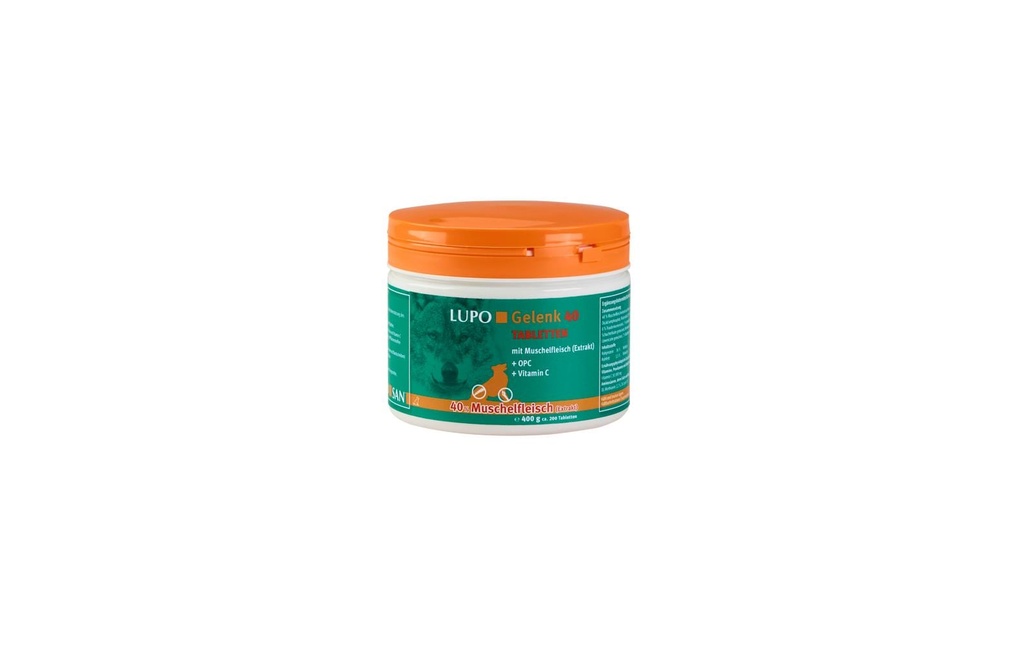 Luposan Supplément alimentaire pour chiens Articulation 40 comprimés, 400 g