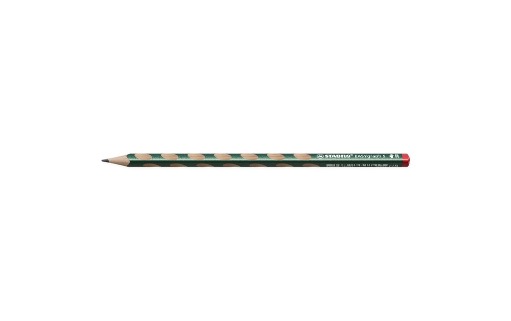 STABILO Crayon EASYgraph Droitier, vert métallique