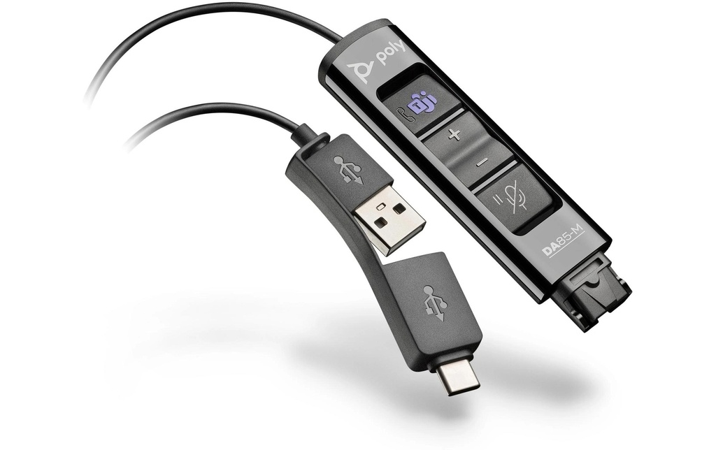 HP Adaptateur Poly DA85 MS USB-A / USB-C - QD