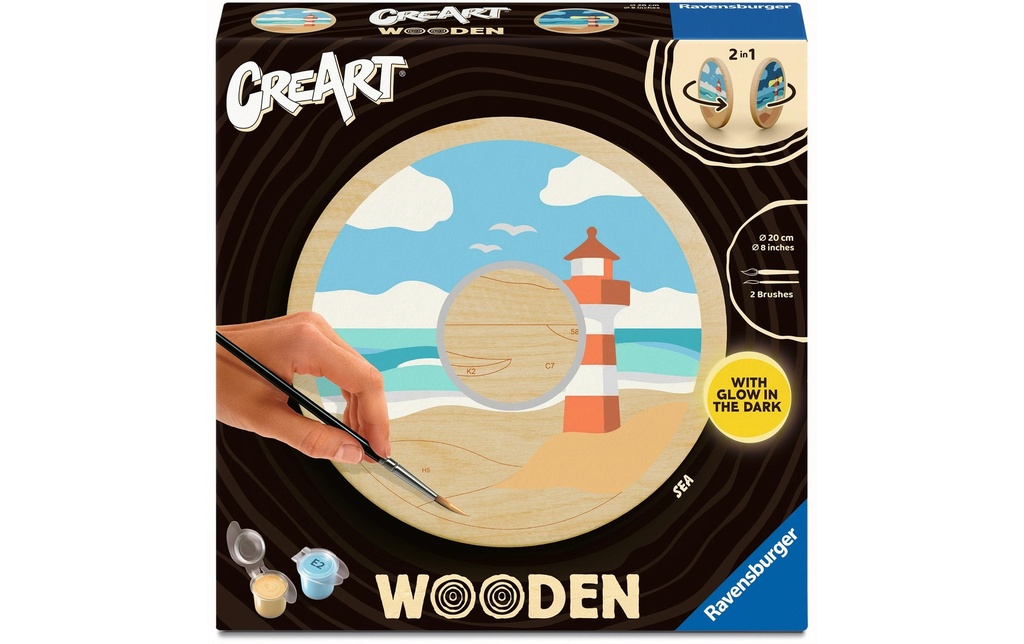 Ravensburger Peinture avec chiffres CreArt Wooden – La mer